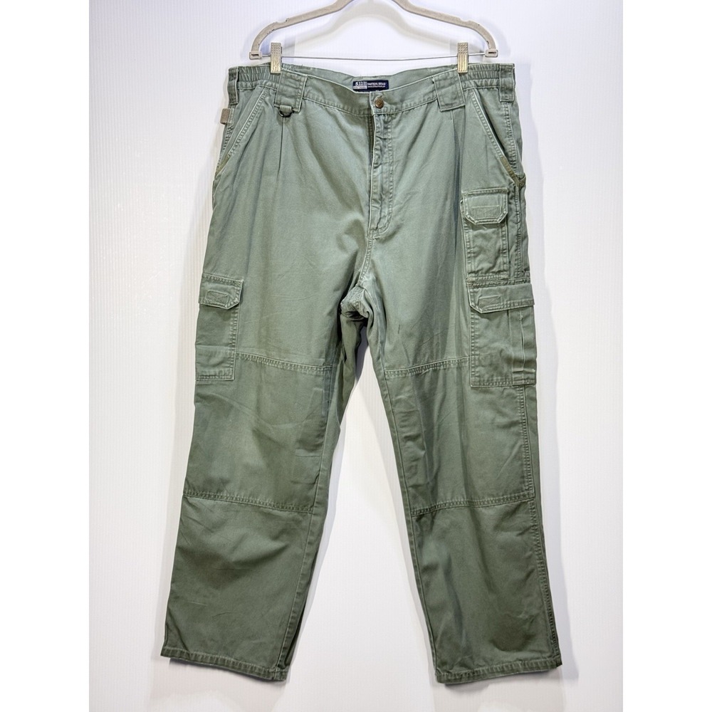 5.11 Tactical Pants Size 40/30 Green Ripstop Utility Cargo Workwear Style 74251